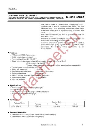 S-881300CPE-IPATFG datasheet  